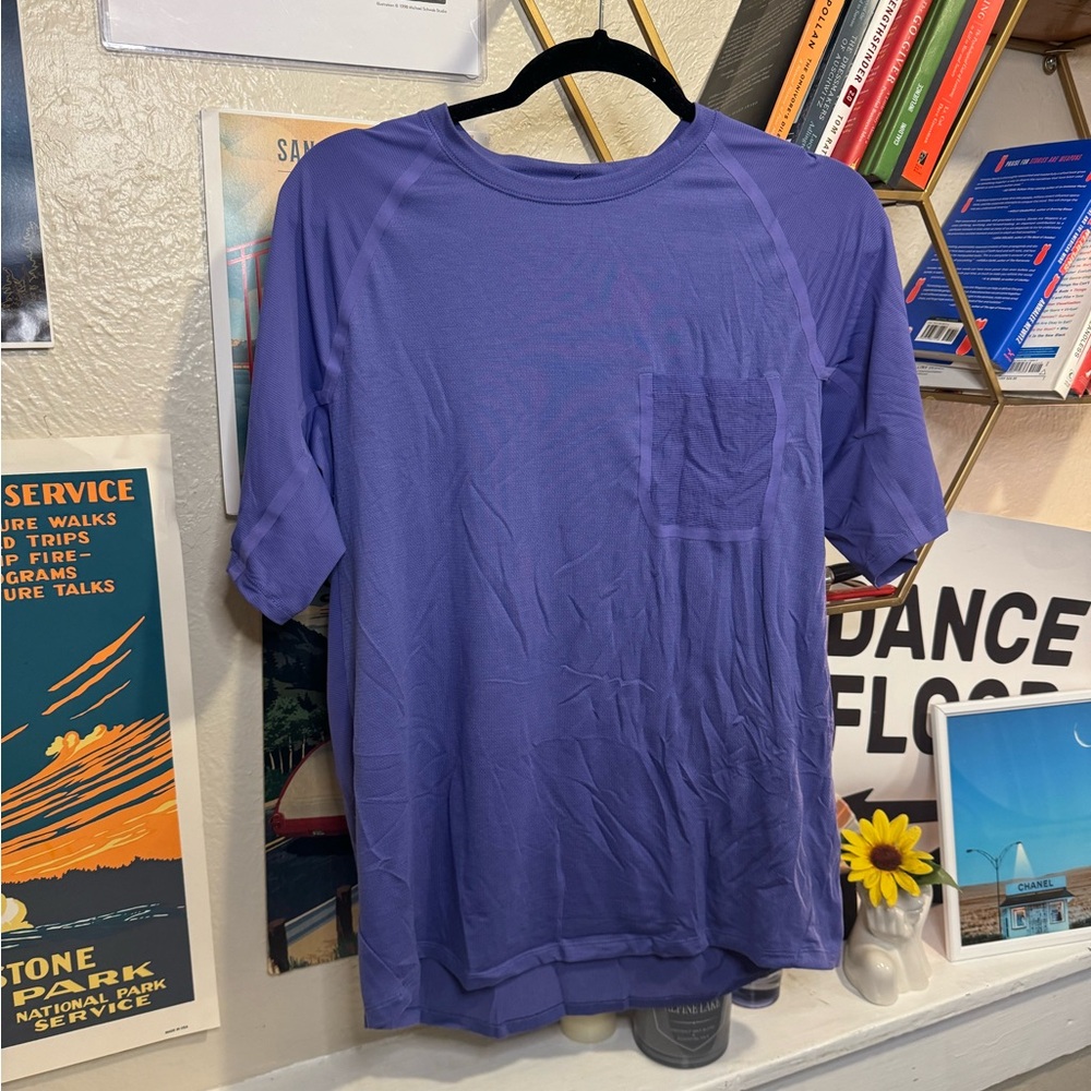 Lululemon hiking breathable short sleeve shirt purple
